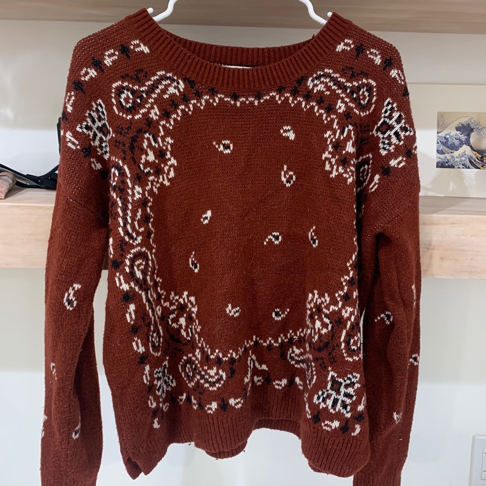 Madewell Bandana Sweater